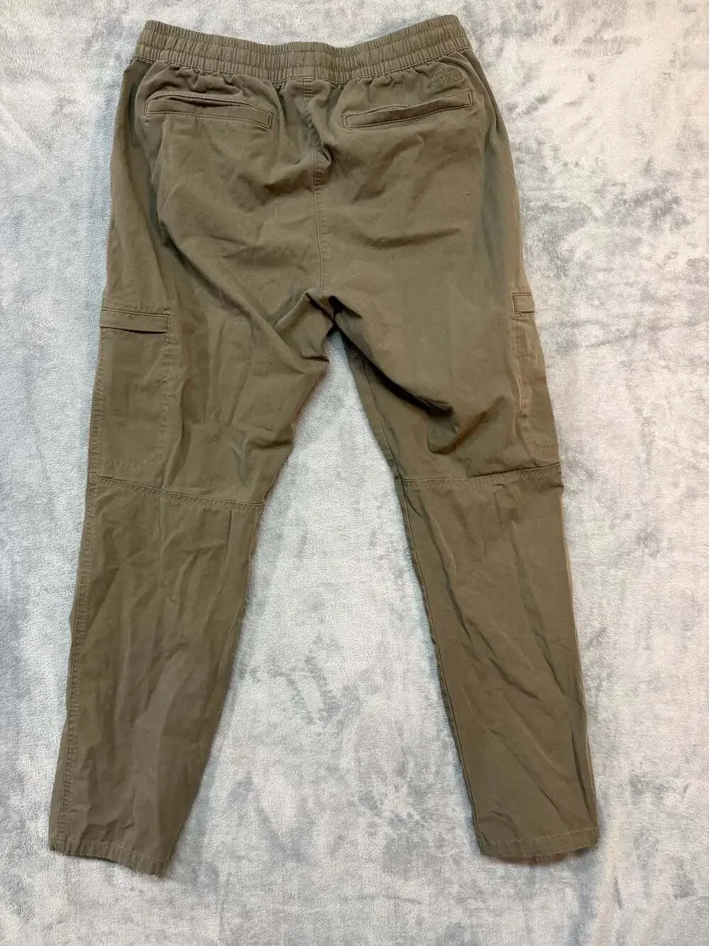 The North Face Men's Olive Green Cargo Drawstring Pants Size Medium